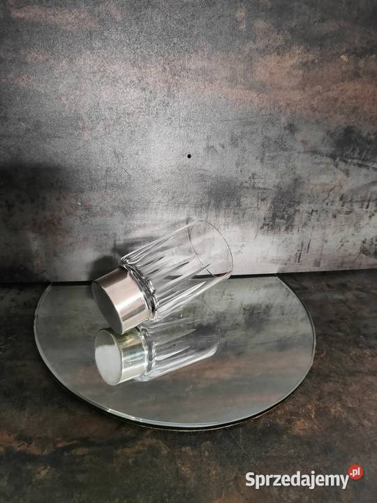 Kryształowe szklanki Sterling Silver 925 H Bauer wielkopolskie Kalisz