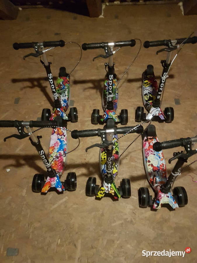 HULAJNOGA BALANSOWA CZTEROKOŁOWA KOŁA LED Głogowa