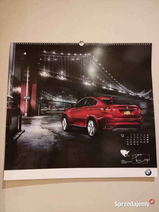 Kalendarz BMW 2009 58 x 54 Głuchołazy sprzedam