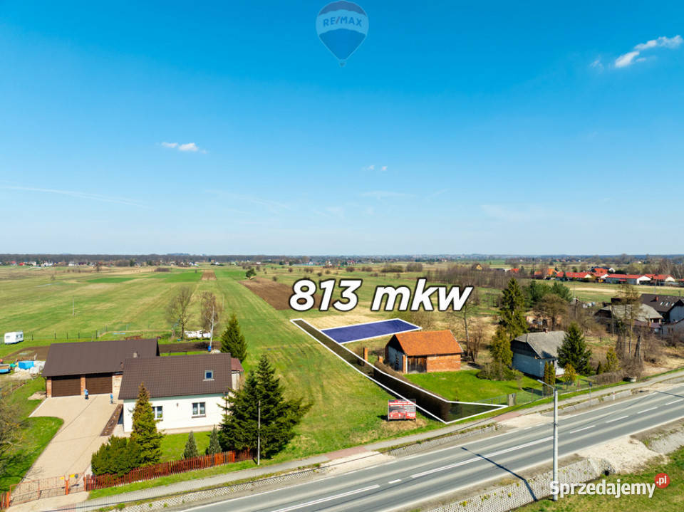 Kształtna działka budowlana Zabierzów Bocheński