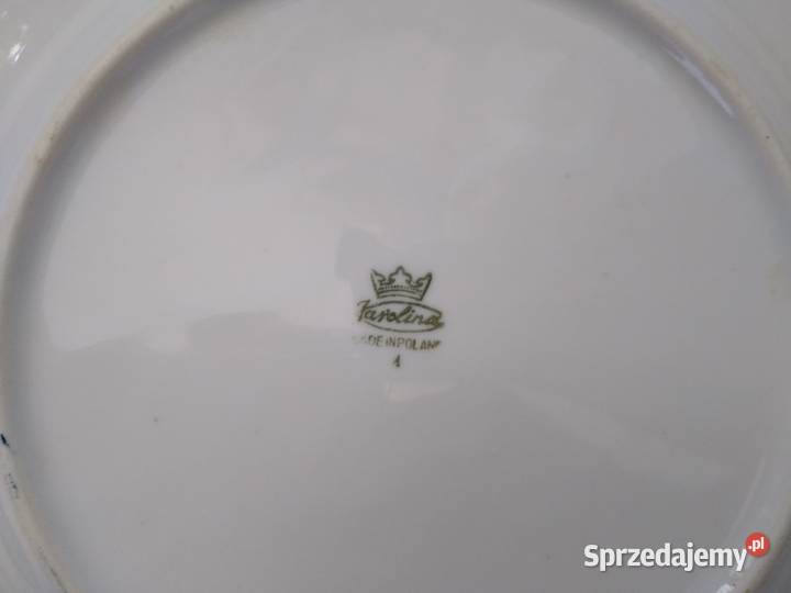 Talerz Karolina Porcelana Vintage 14 Porcelana i szkło Gdańsk