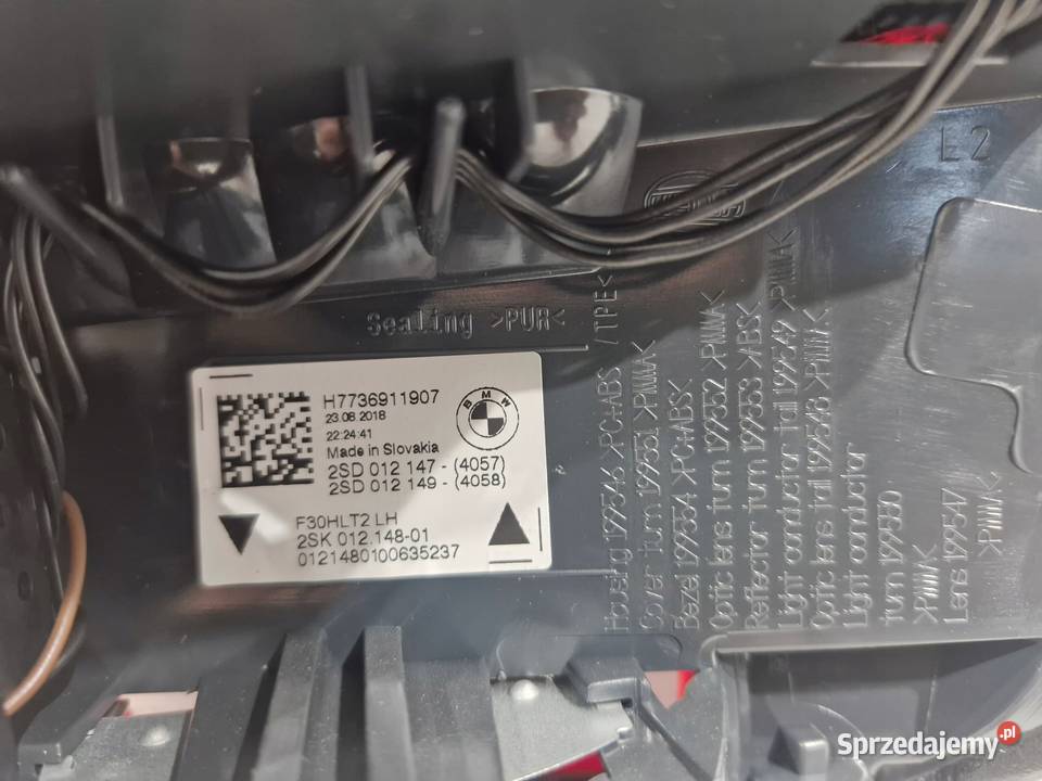 BMW F31 LCI LAMPY TYŁ KOMPLET 7369119 77369120 osobowe dolnośląskie