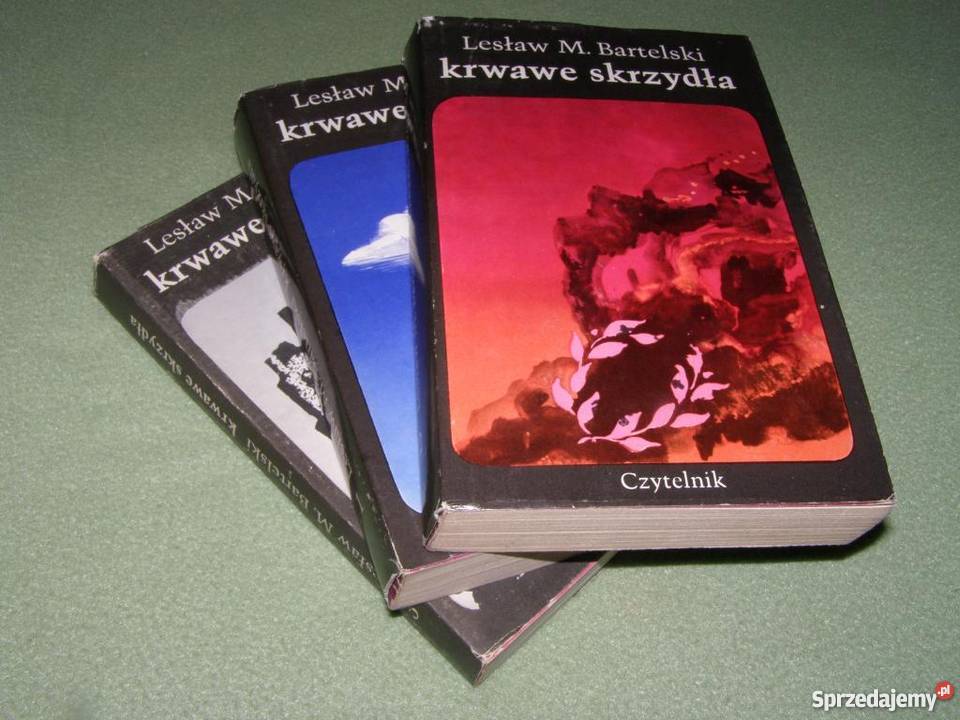 Krwawe skrzydła 3 tomy komplet BartelskiFA