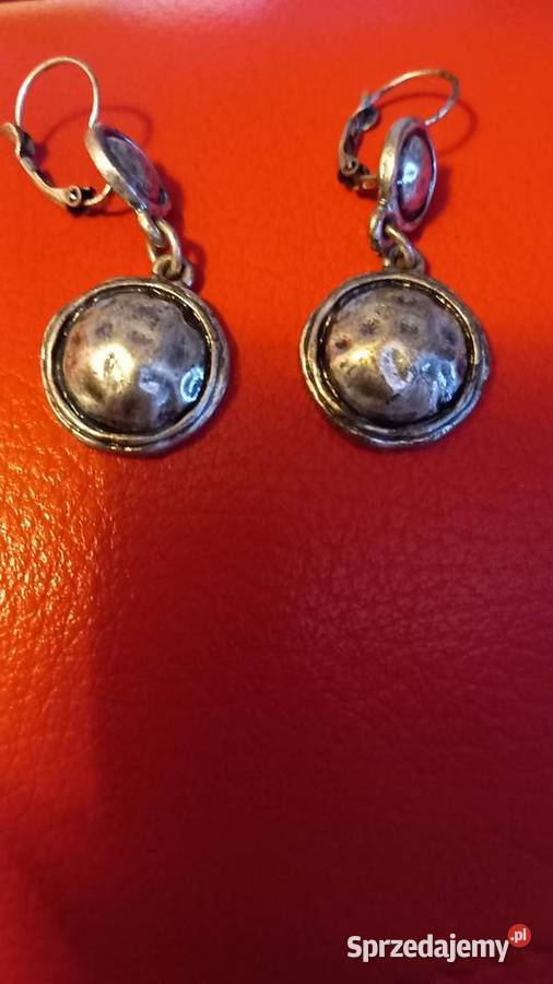 Kolczyki posrebrzane mazowieckie Warszawa