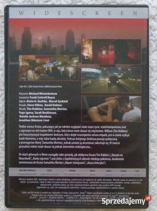 Film DVD Kodeks 46 Warszawa