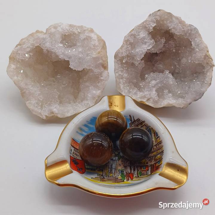 Kolekcjonerska kula z tygrysiego oka 22mm 17 warmińsko-mazurskie