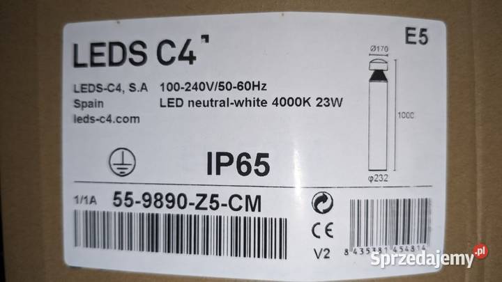 Leds C4 stojąca lampa ogrodowa led Warszawa