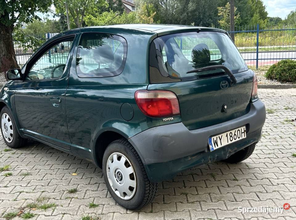 Toyota Yaris 11 Vti Benzyna 2002r mazowieckie Ostrów Mazowiecka