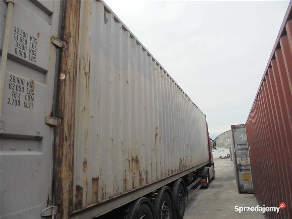 Kontenery morskie 40HC cargo worthy Wyposażenie firm lubelskie Puławy