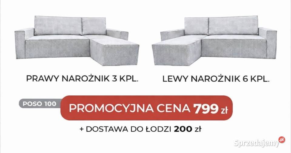 Narożnik z funkcją spania Wyprzedaż łódzkie sprzedam