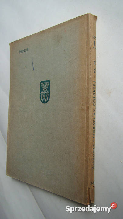 Historia literatury polskiej klasa IX część I Kultura i Rozrywka małopolskie Limanowa