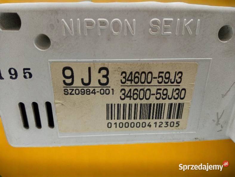 WYŚWIETLACZ ZEGAREK 3460059J3 3460059J30 Suzuki Liczniki i zegary