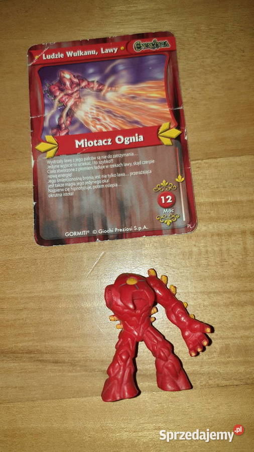 Gormiti 5 seria ludzie wulkanu magmy zestaw Warszawa
