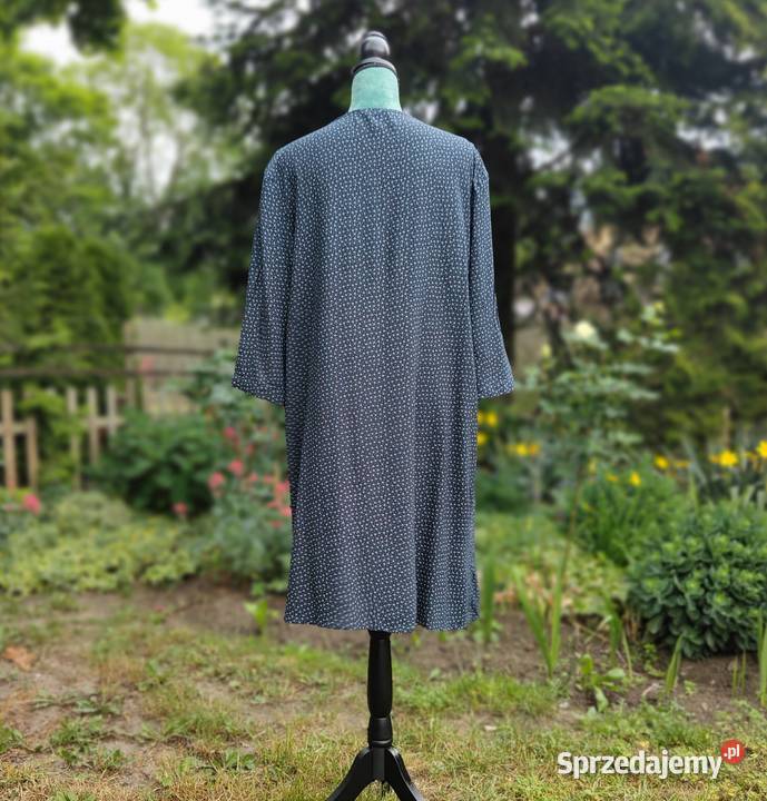 Sukienka prosta granatowa HM 46 3XL plus size zachodniopomorskie