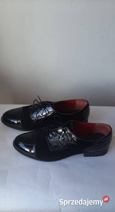 Lasocki buty męskie rozmiar 40 czerwony