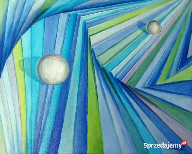 Composition 50 x 40 olej na płótnie 2017 DARMOWA Kraków