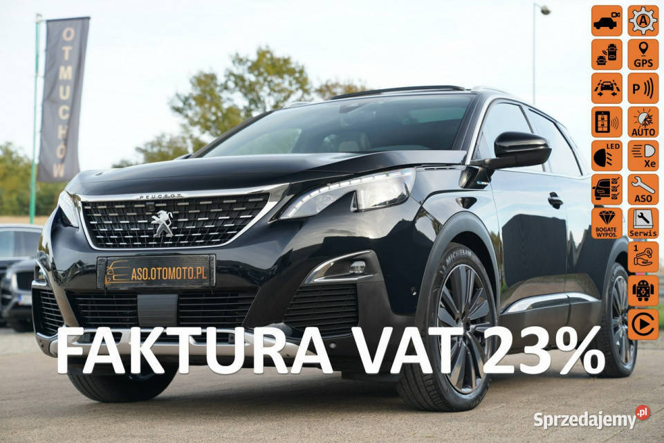 Peugeot 3008 GT full led skóra masaze ACC kamery EL.KLAPA nawi blis PANORA…