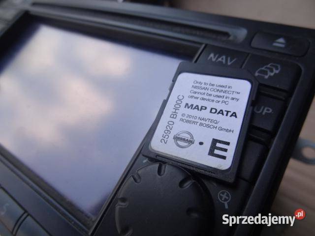 RADIO NAWIGACJA SD KARTA NISSAN QASHQAI J10 LIFT
