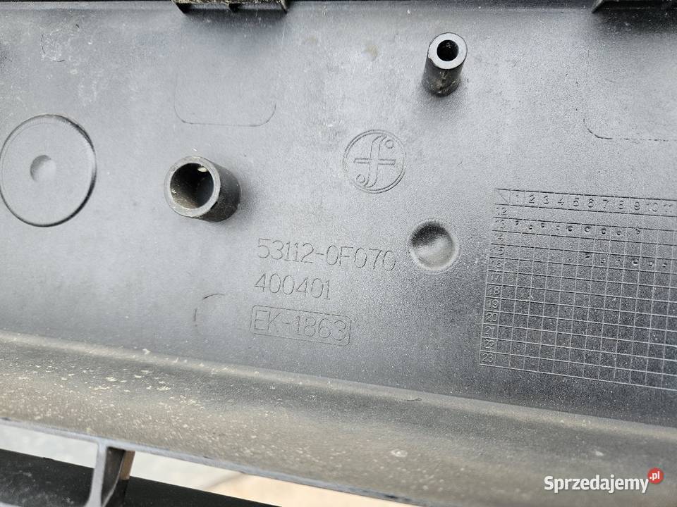 TOYOTA VERSO LIFT 13 KRATKA ZDERZAKA PRZÓD Międzychód