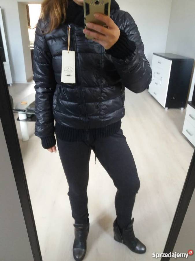 Czarna kurtka zimowa 42 XL Kielce