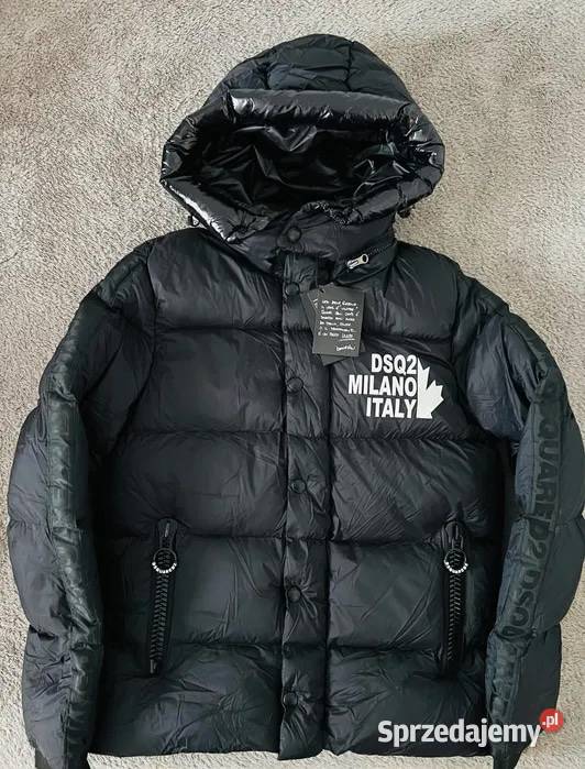 Nowa Dsquared2 DSQ2 Milano Black zimowa kurtka Kurtki i płaszcze Szczecin