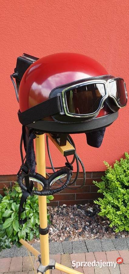 Kask orzeszek gogle prl dolnośląskie Głogów