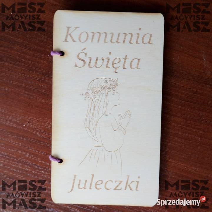 Kartka na pamiątkę Komunii Świętej Rękodzieło Racot