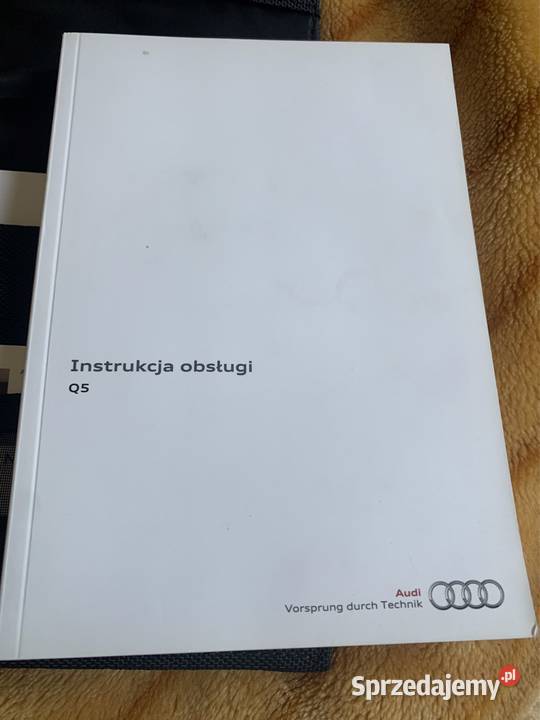 Oryginalne ETUI instrukcja obsługi Audi Q5 lubelskie Puławy sprzedam