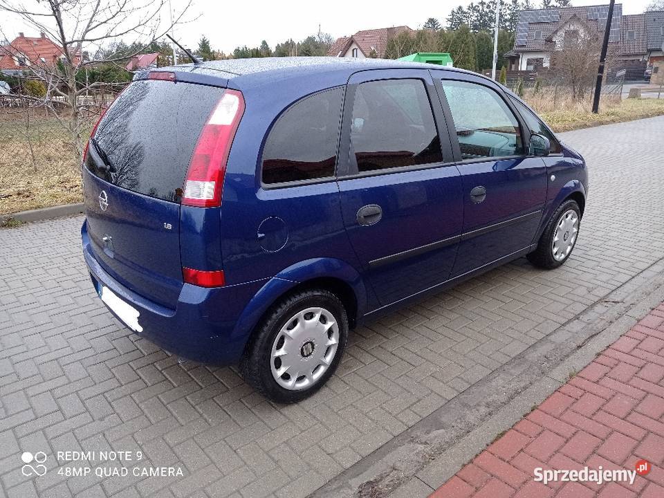 Opel Meriva 16 16V ECO TEC Benzyna 2004 zadbany poduszka powietrzna Świdnik