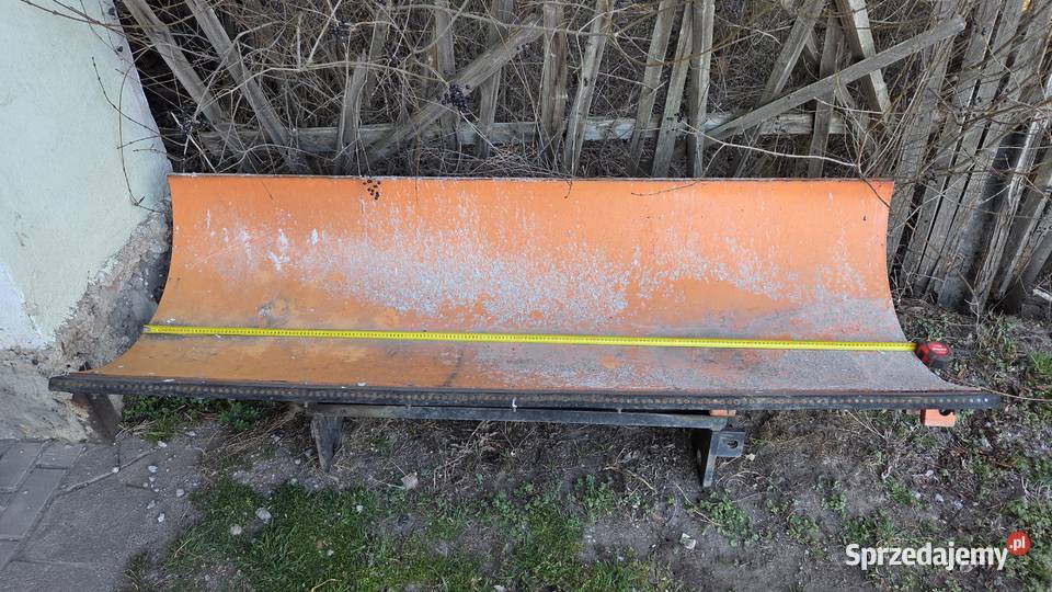 Pług do śniegu 3m EUROZŁĄCZE TUR solidny dolnośląskie Bojanice