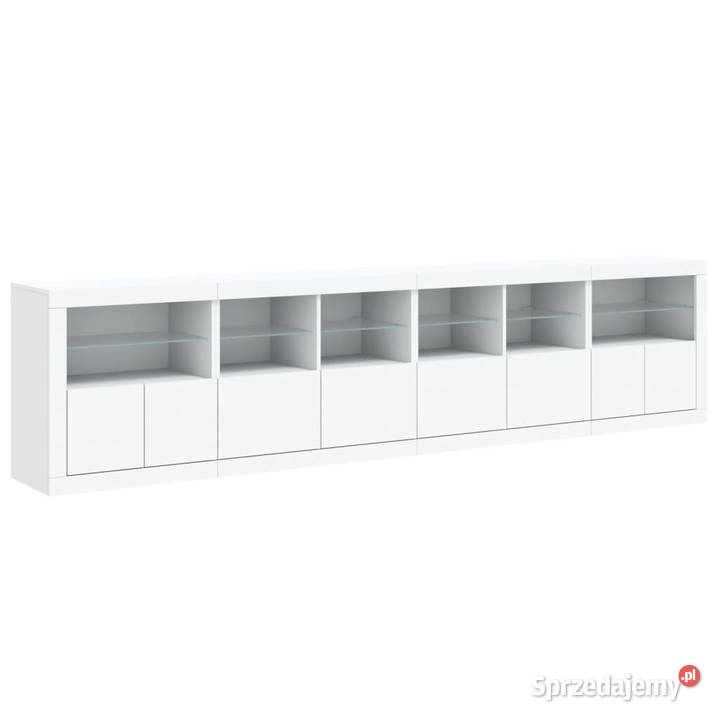 Szafka z oświetleniem LED biała 283x37x67 mazowieckie Warszawa