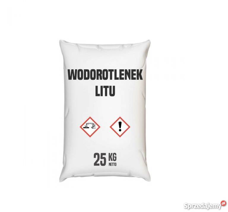 Wodorotlenek litu 25 Brzeg Dolny sprzedam