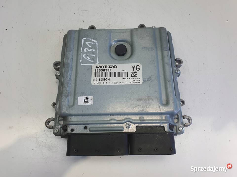 Volvo XC60 24 D5 STEROWNIK SILNIKA 0281018414 Komputery Chełm