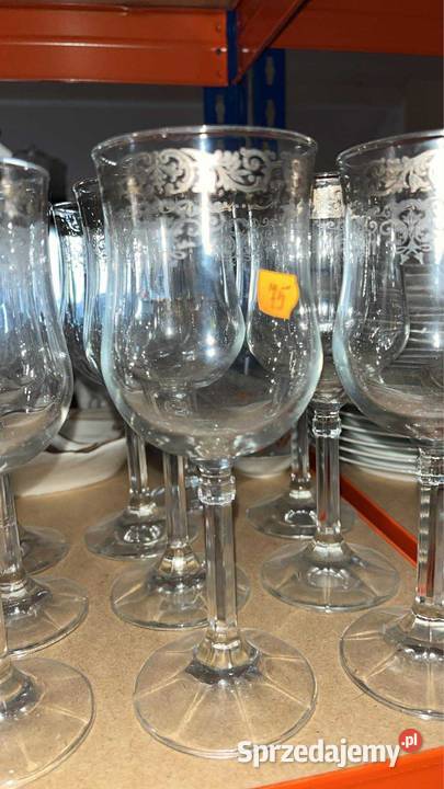 Lenox Moonspun Crystal platyna Kielich do wody Gdańsk