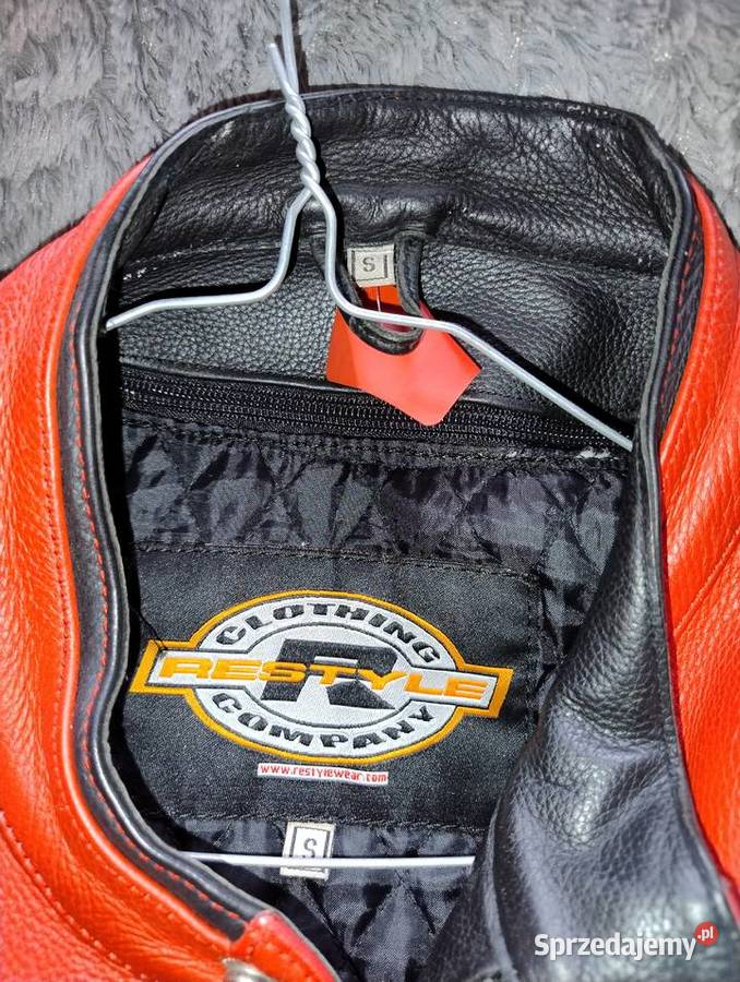 Kurtka motocyklowa skórzana Łazy