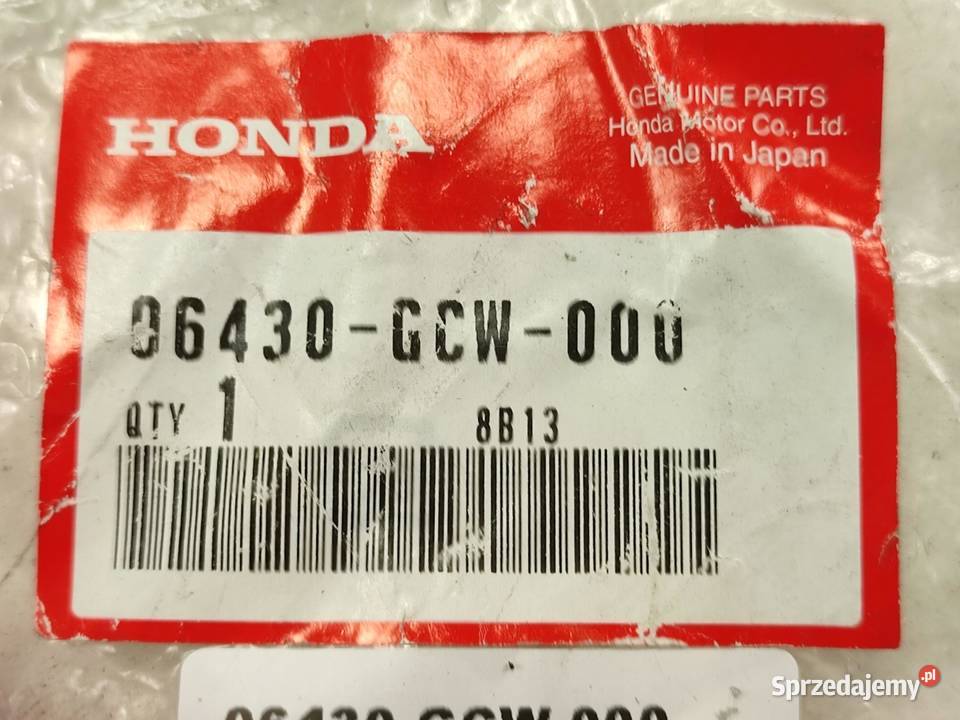 SZCZĘKI HAMULCOWE HONDA CH80 20012006 NOWE