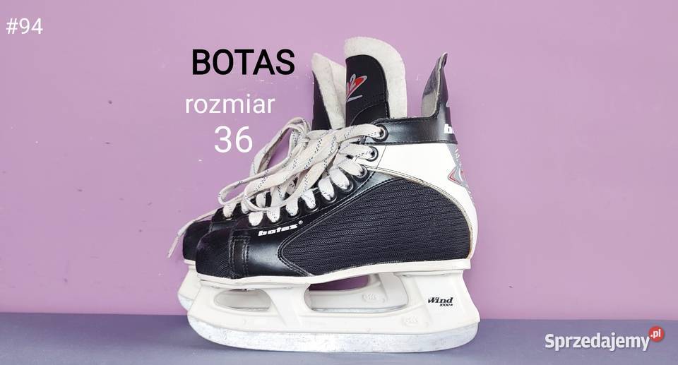 Łyżwy hokejowe BOTAS Junior rozmiar 36 235 94 Jasień sprzedam