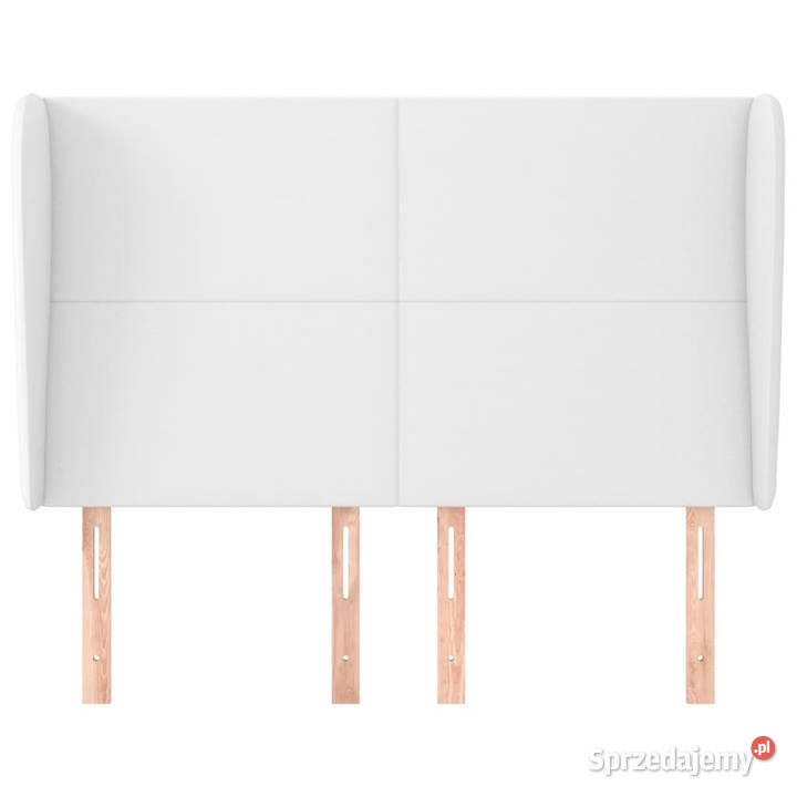 Zagłówek uszak biały 147x23x118128 sztuczna Warszawa sprzedam