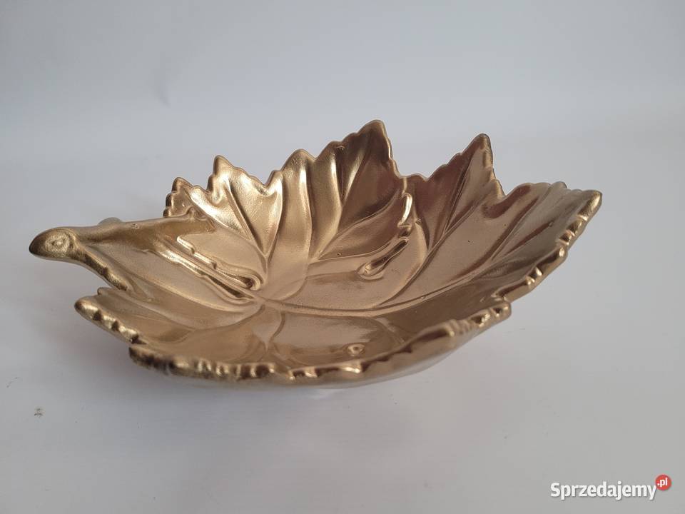 Misa ceramiczna liść glamour Białogard sprzedam