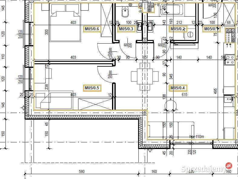 Mieszkanie wykończone 3 pokoje ogródek 55m2 Mieszkania małopolskie Wieliczka