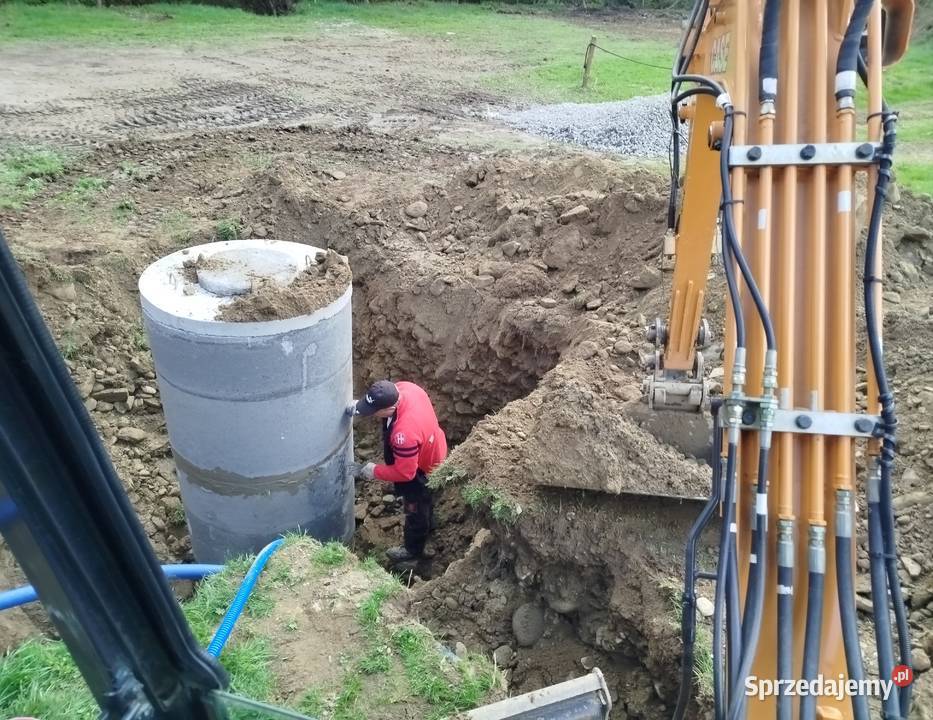 Prace ziemne usługi koparką Muszyna Krynica Krynica-Zdrój