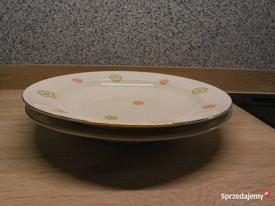 Porcelanowe talerze głębokie 2KaestnerSaxonia sprzedam
