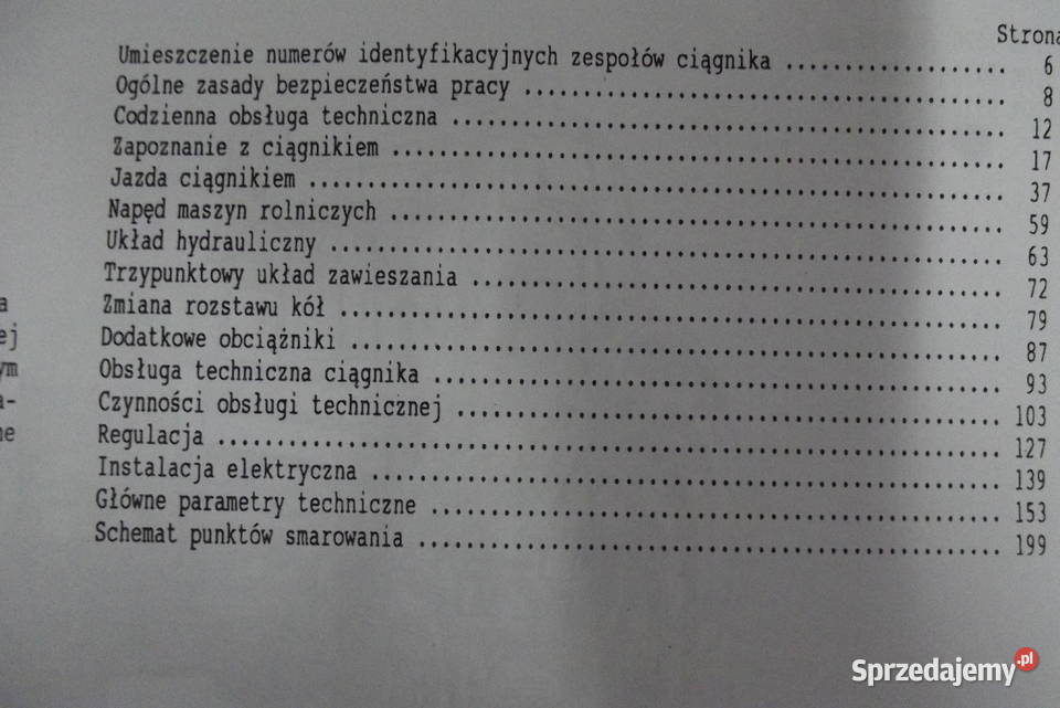 Instrukcja obsługi ciągników Zetor 7520 10540 Parczew sprzedam