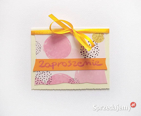 kolorowe zaproszenia na imprezę ogólne Pozostałe Bydgoszcz