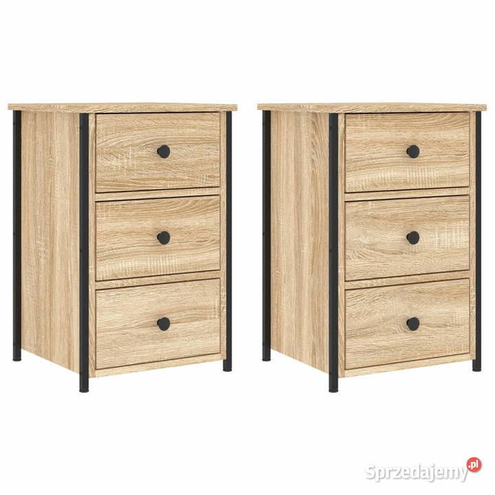 Szafki nocne 2 dąb sonoma 40x36x60 WM825996 Warszawa