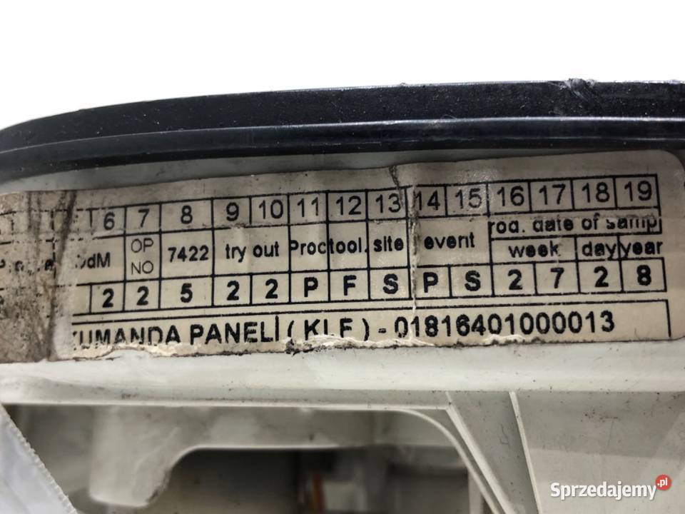 PANEL STEROWANIA NAWIEWU PEUGEOT BIPPER Van