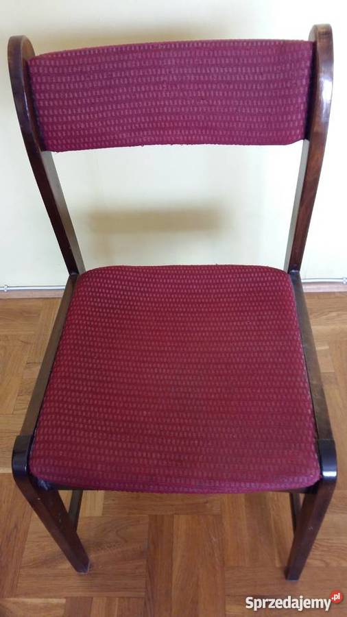 Krzesło drewniane tapicerowane 44cm