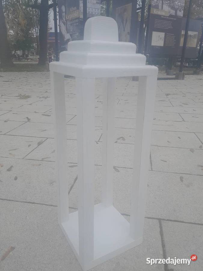 Lampiony białe do dekoracji lubelskie