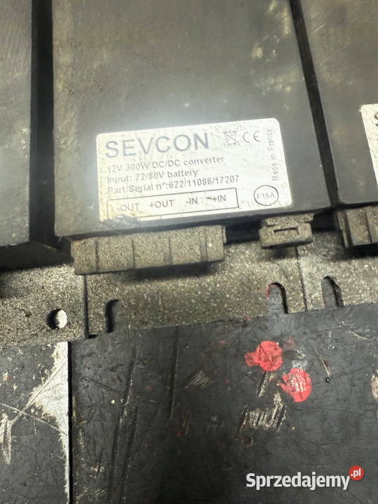 Przetwornica DCDC SEVCON 300W wejście 7280V DC Działoszyn