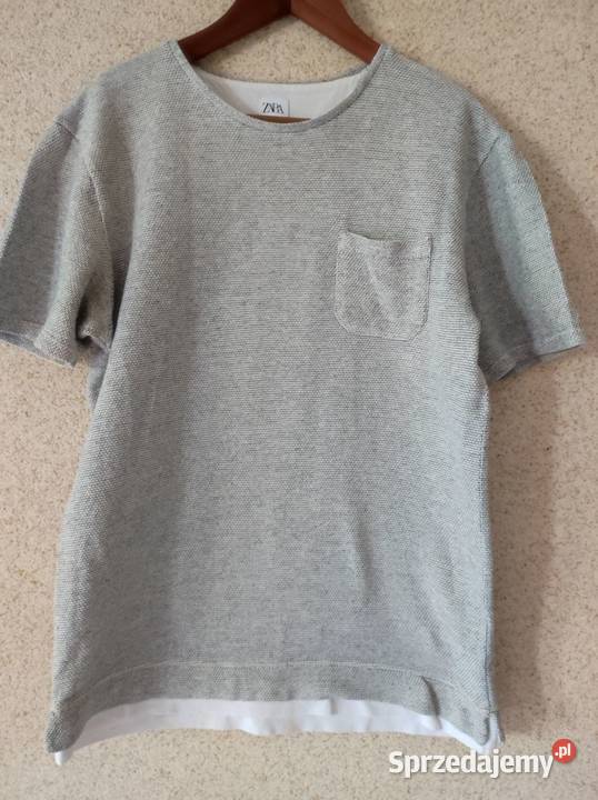 bluzka bawełniana letnia męska zara z kieszonką Kielce sprzedam
